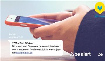Zottegem neemt deel aan nationale test BE-Alert